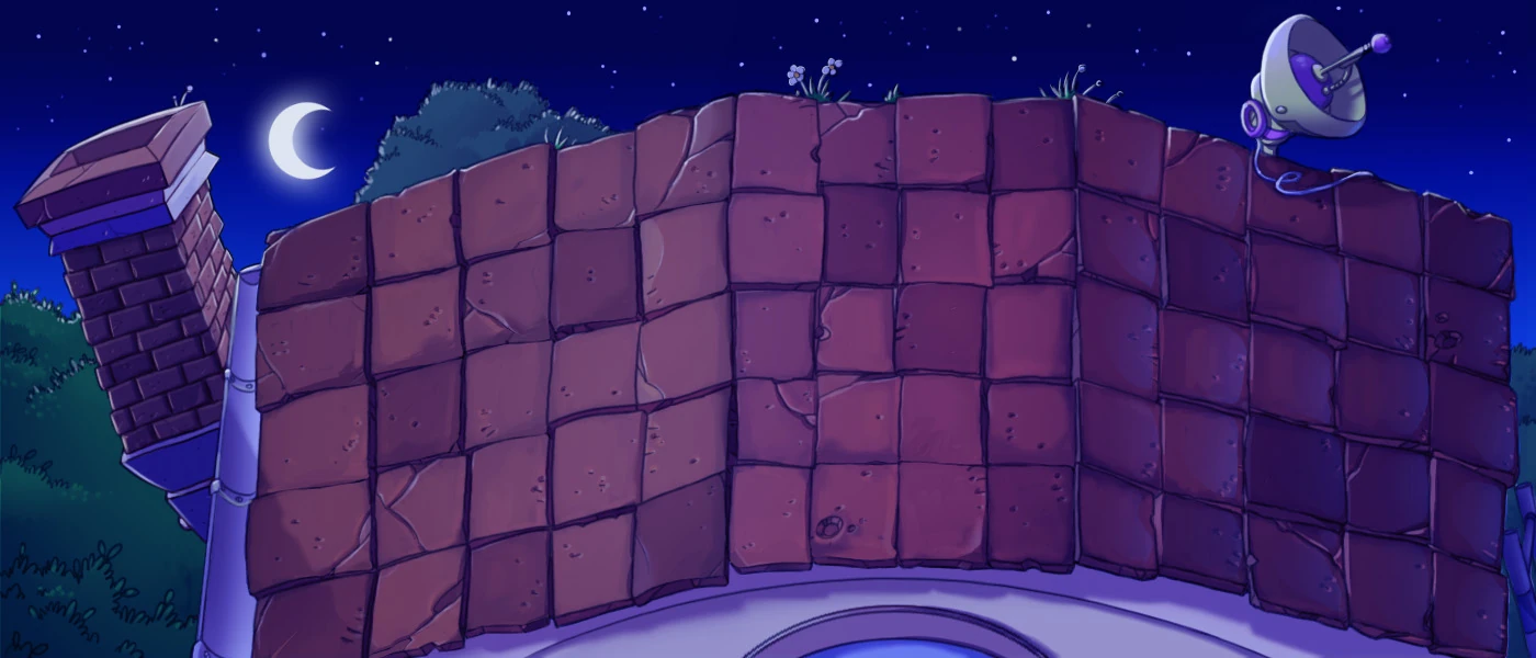 Night Roof | Plants vs. Zombies Wiki | FANDOM powered by Wikia