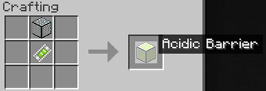 Crafting acidbarrier