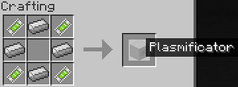 Crafting plasmificator