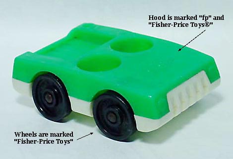 fisher price green car