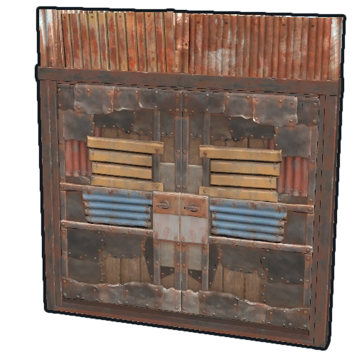 Sheet Metal Double Door Rust Wiki FANDOM powered by Wikia