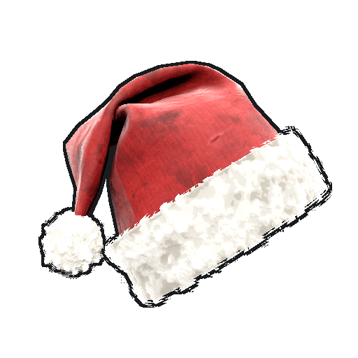 a christmas hat