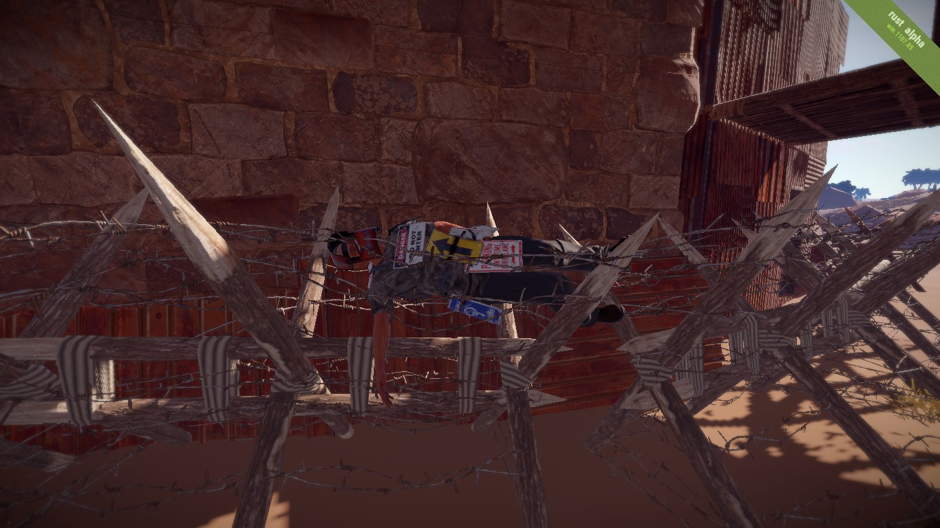 Barbed Wooden Barricade | Rust Wiki | Fandom