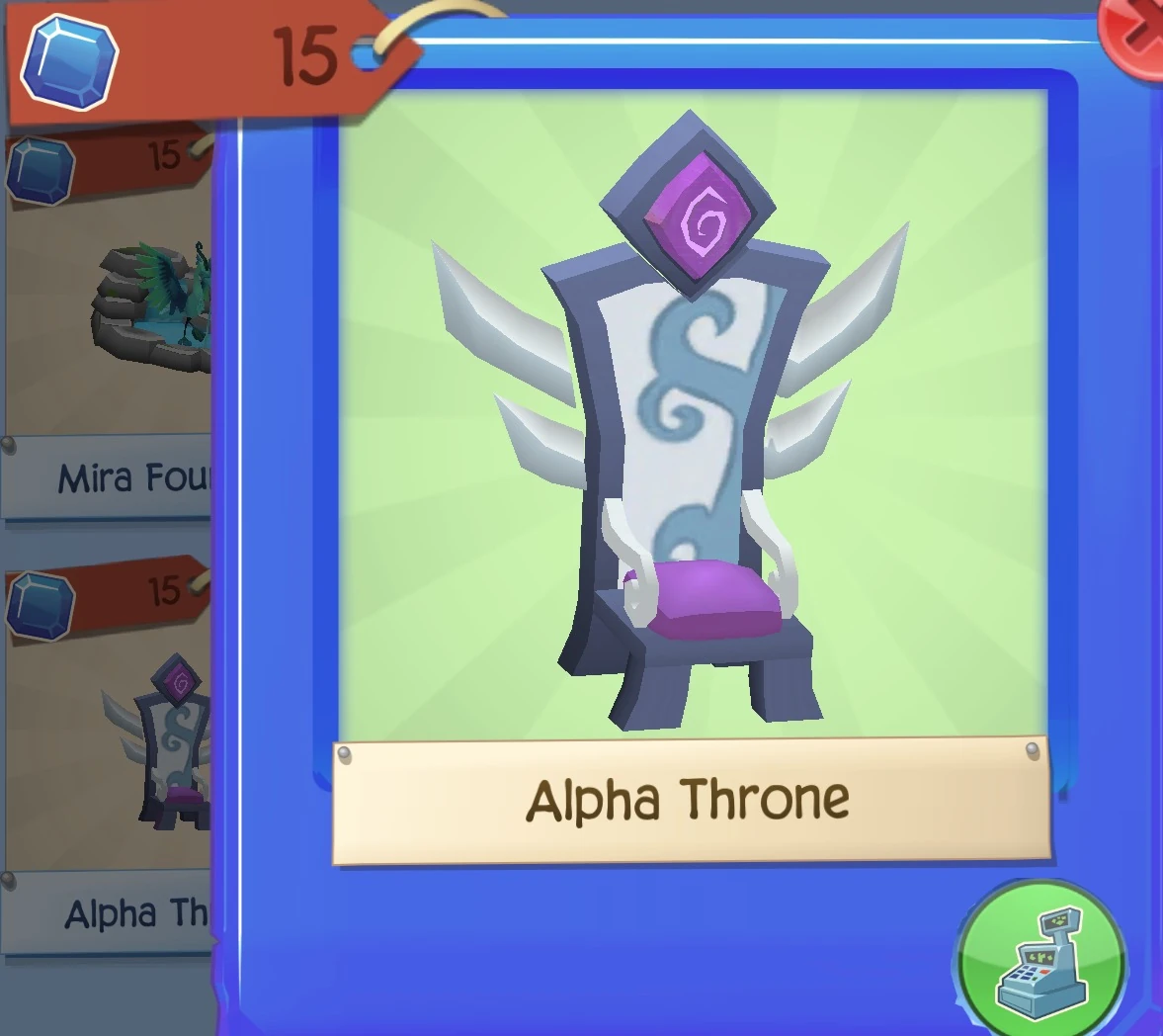 Alpha Throne Play Wild Item Worth Wiki Fandom