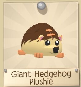 huge hedgehog stuffed animal