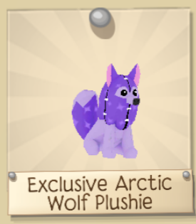 exclusive arctic wolf plushie aj