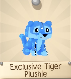 exclusive tiger plushie aj