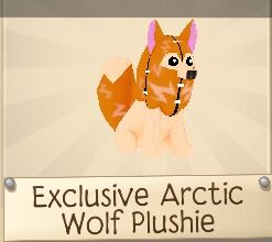 exclusive arctic wolf plushie aj