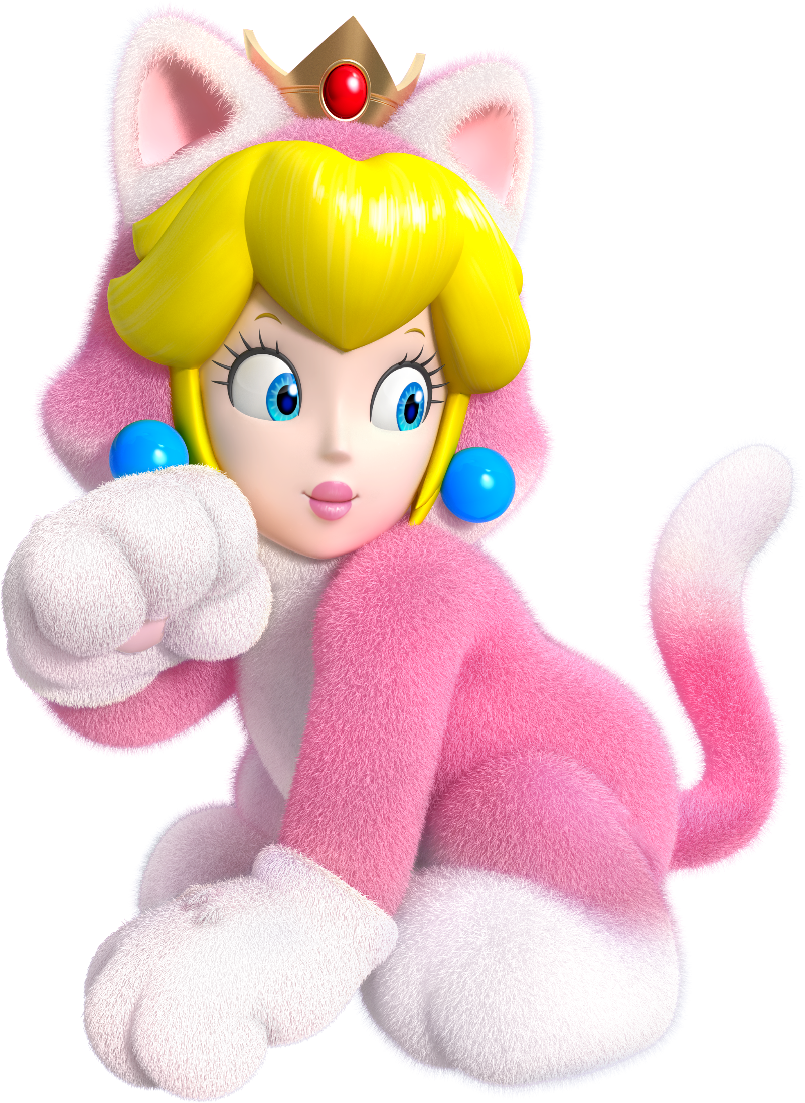 Image Cat Princess Peach Artwork Super Mario 3d World Png Player