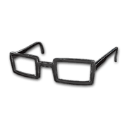 Horn-rimmed Glasses (Black) - Glasses - PUBG
