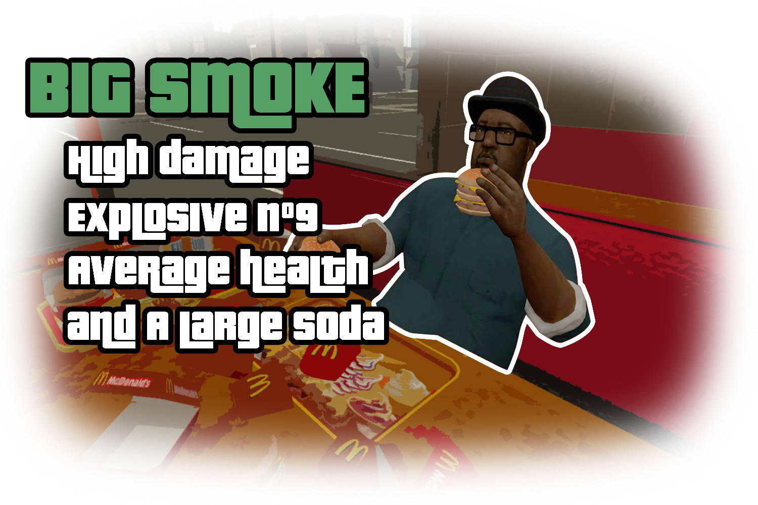 Big Smoke Playervsboss Wiki Fandom - big smoke t shirt roblox