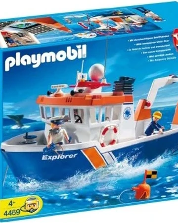 playmobil explorer boat