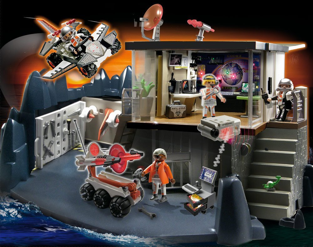 playmobil top agents headquarters