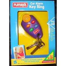 Purple Car Alarm Key Ring