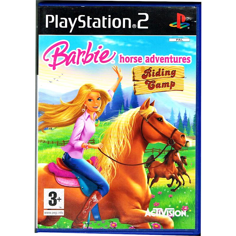 barbie riding a horse