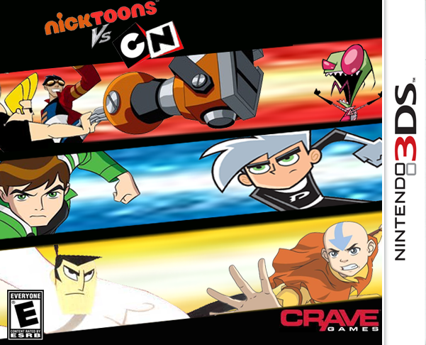 image nicktoons vs cartoon network 3ds png playstation all stars