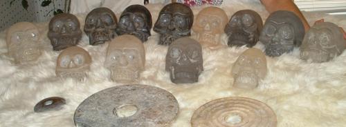 Himalayan skulls dropa discs