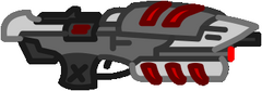 Red assault rifle