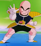 Krillan na Nemek w zbroi saiyan