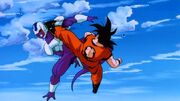 Cooler kontra Goku - starcie na Ziemi
