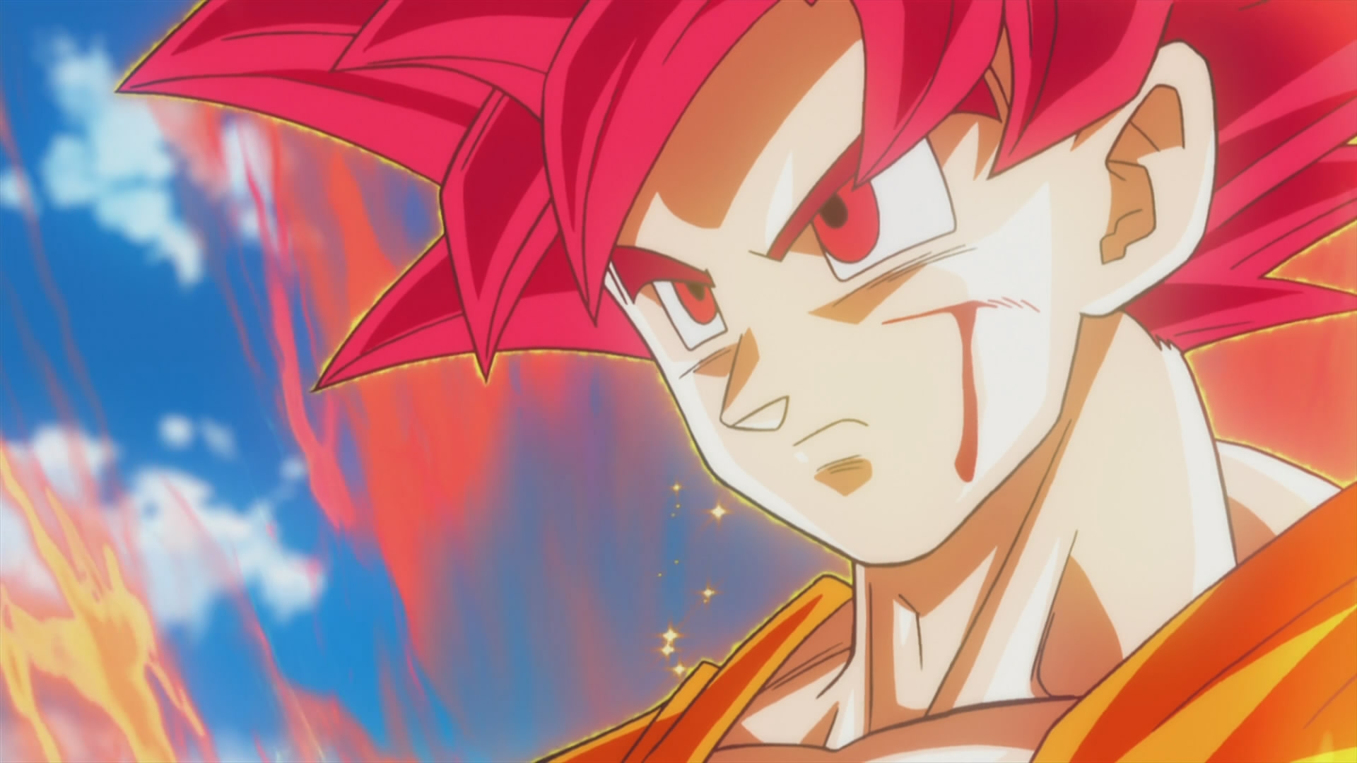 Son Gokū Super Saiyanin God (16)
