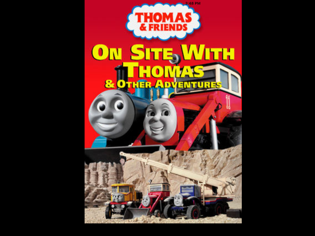 thomas and friends on site with thomas