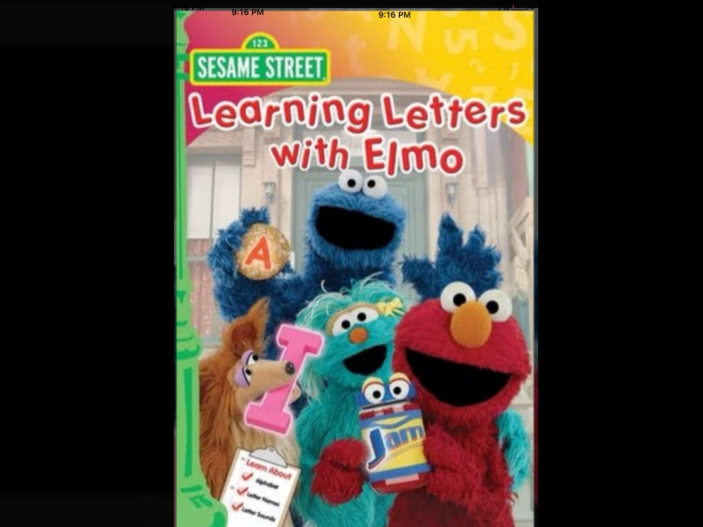 Sesame street learning letters with elmo plush react animal show
