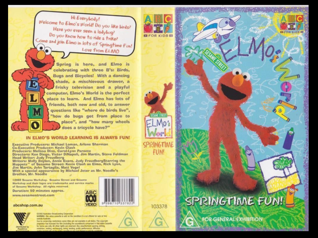 Elmo's world : springtime fun | Plush react animal show Wikia | Fandom