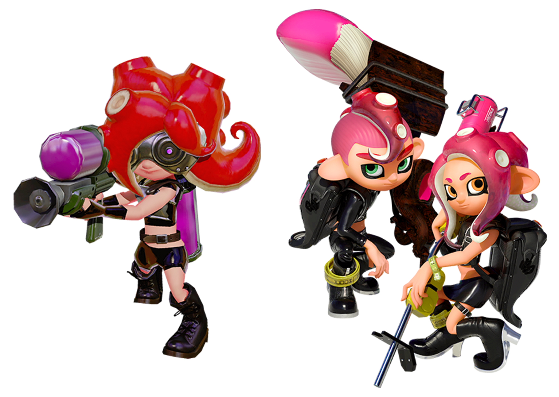 Splatoon 2 Octoling Boy Hair - Olympc