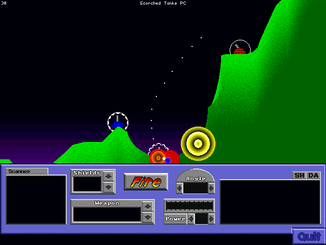 weapons of pocket tanks game