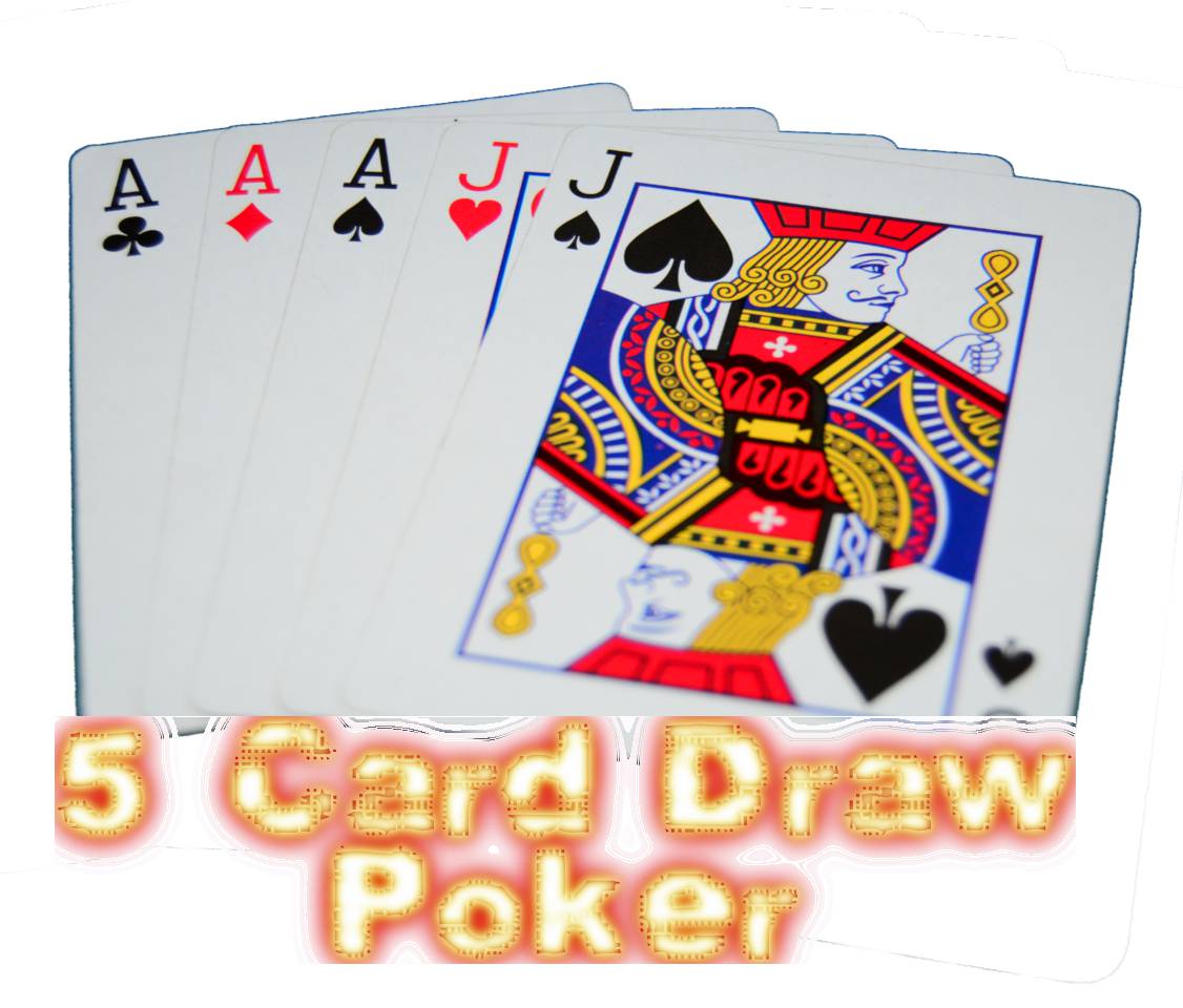 5 card draw poker against computer