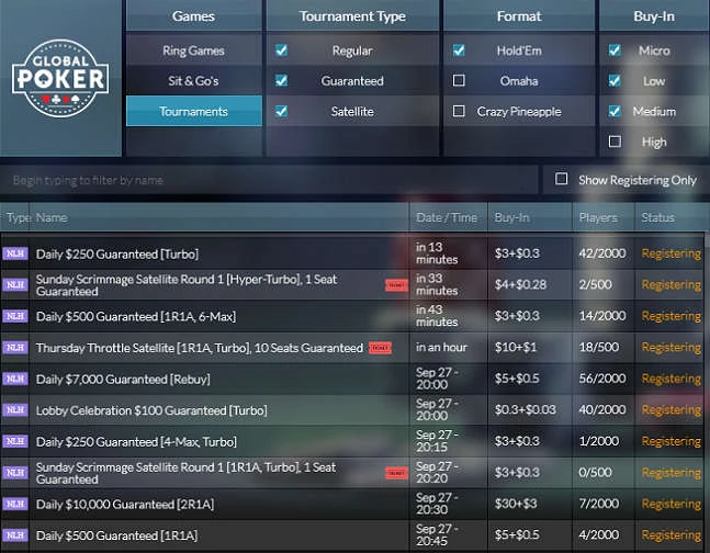 Global Poker Poker Wiki Fandom