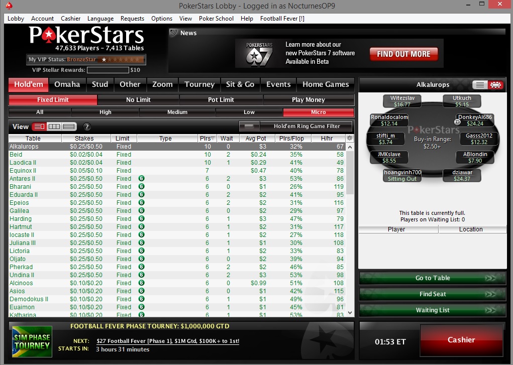 pokerstars pt