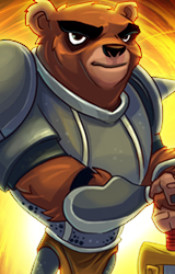 PL bear badge