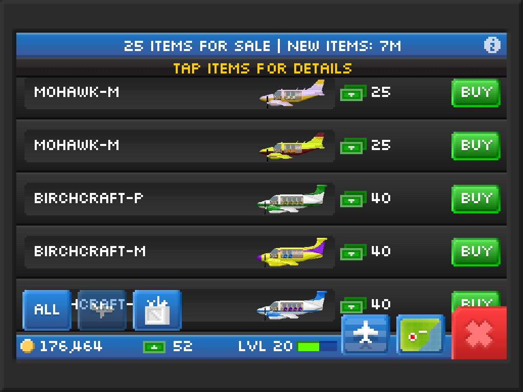 Pocket planes how many plane slots to play