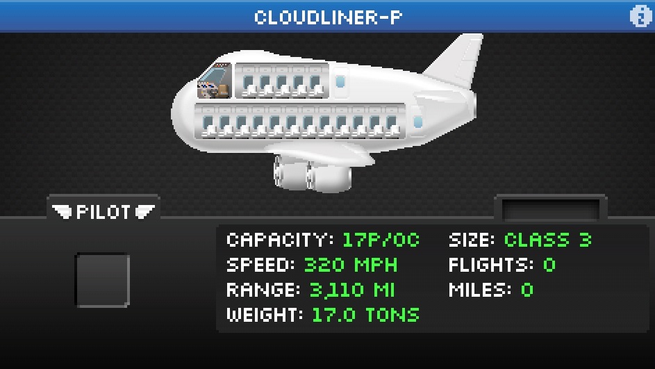 Pocket planes map