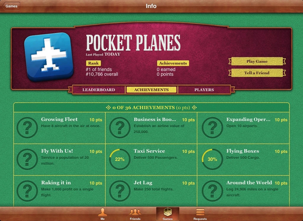 Achievements Pocket Planes Wiki FANDOM powered by Wikia