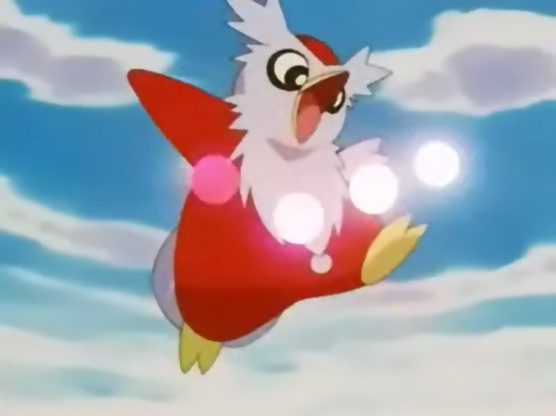 image rocket delibird present