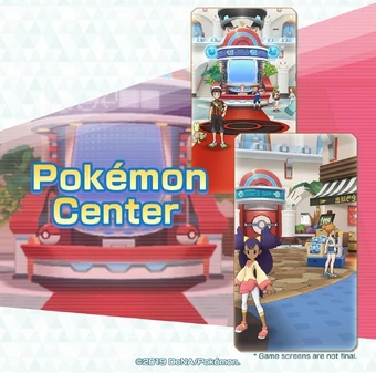 pokemon center playset