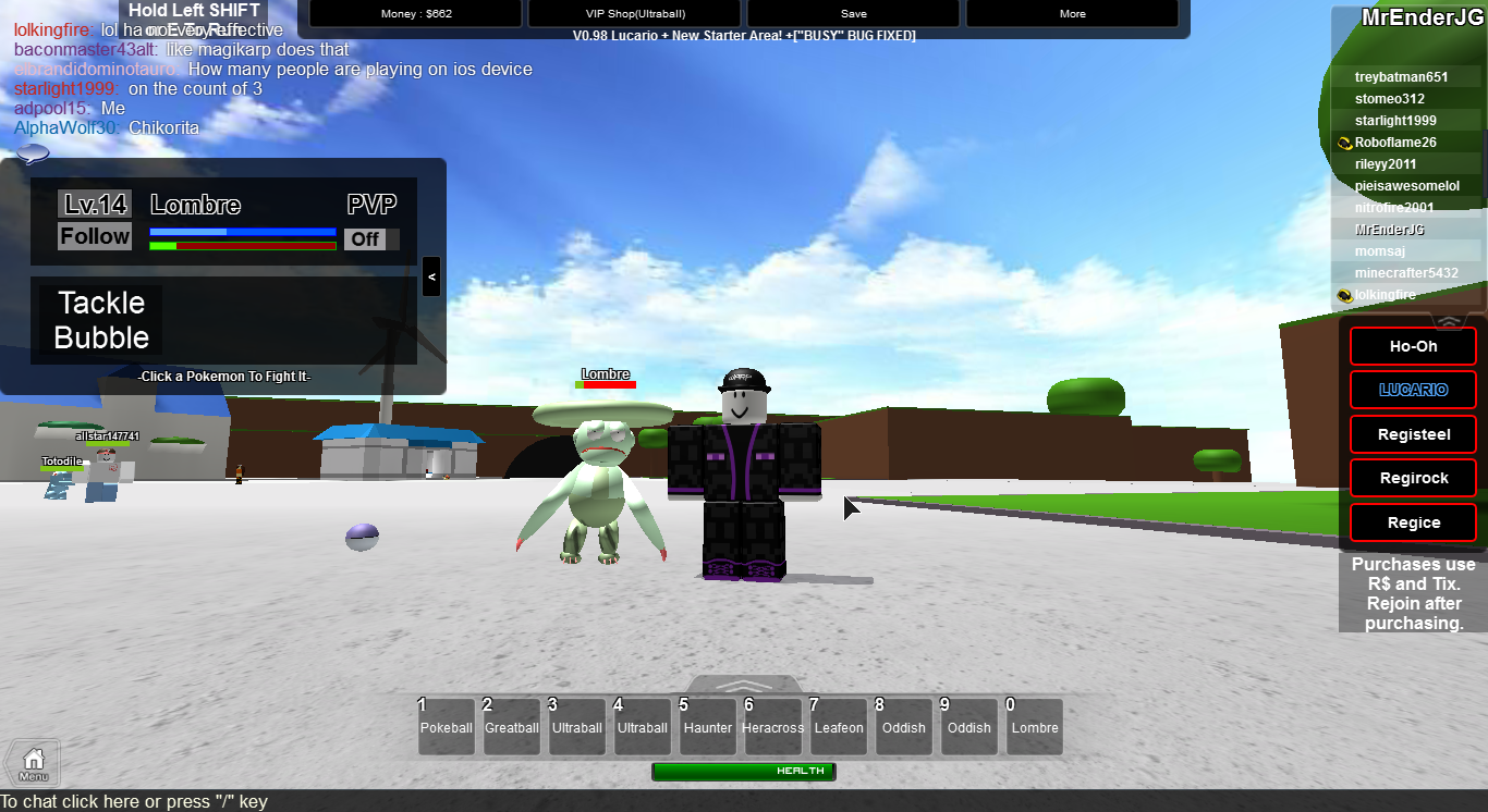 Roblox Pokemon Reborn