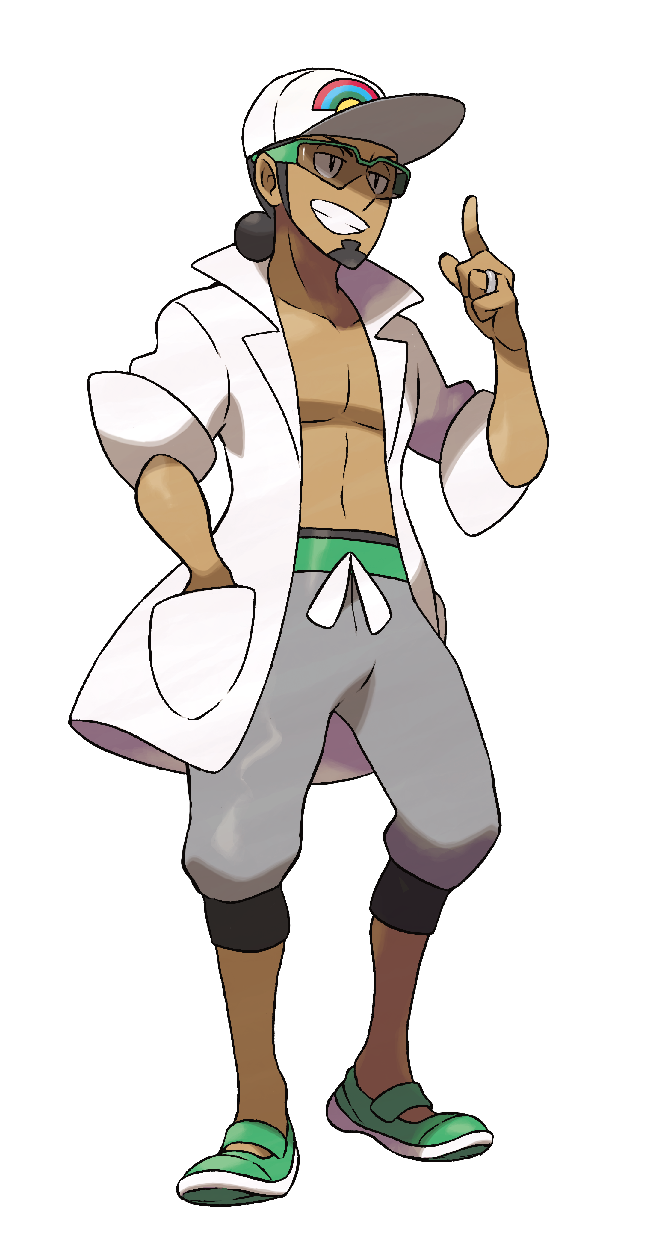 Pokemon - Professor Kukui Minecraft Skin