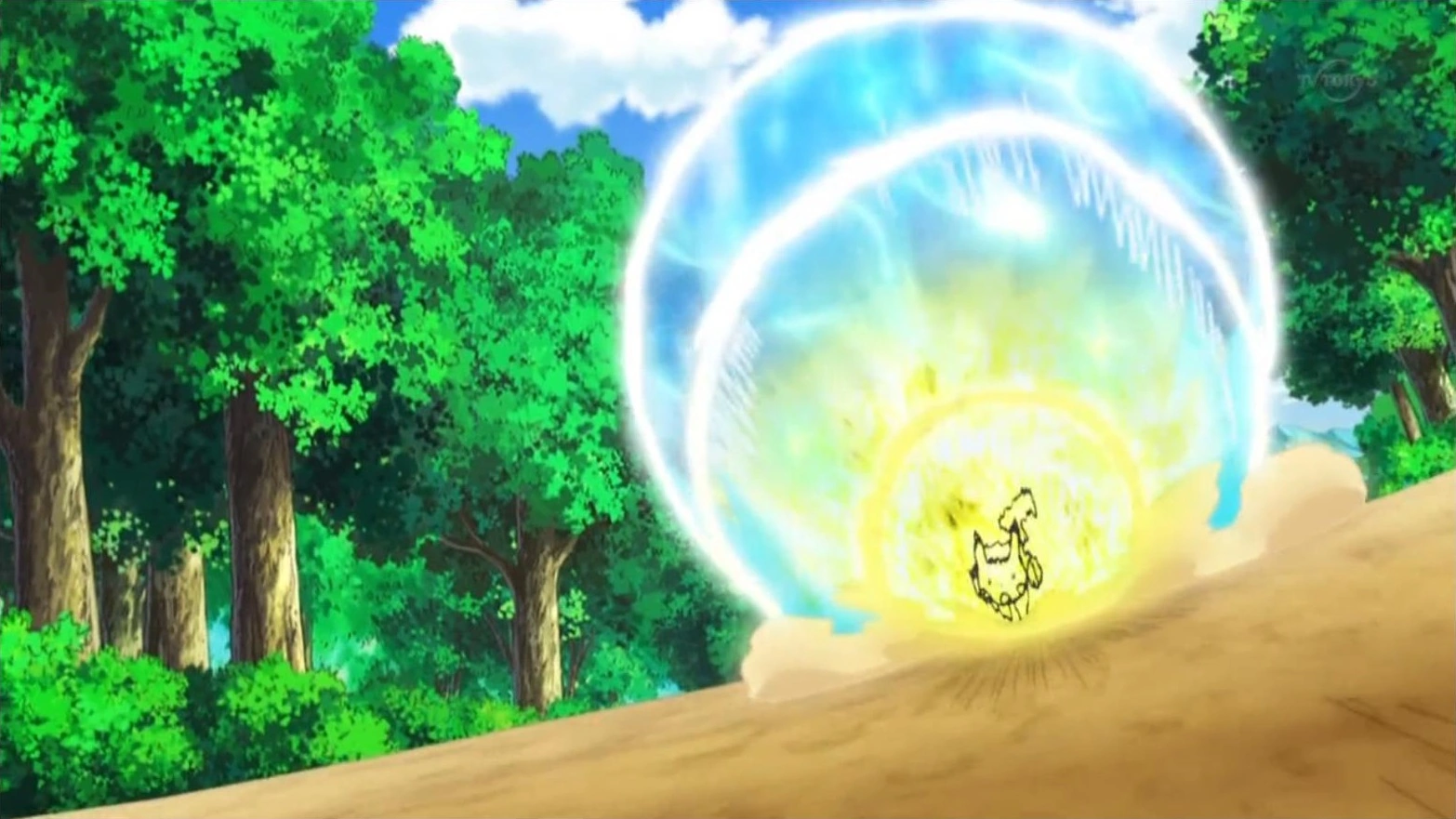 Image Ash Pikachu Dawn Piplup Hydro Volt Tackle.png Pokémon Wiki