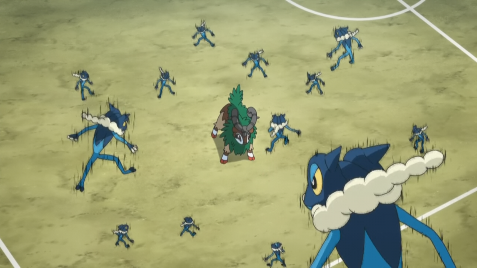 image ash frogadier double team png pokémon wiki fandom