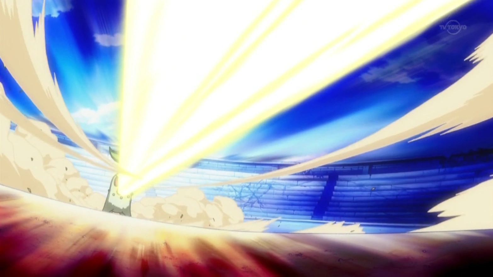 Resultado de imagem para chikorita solar beam