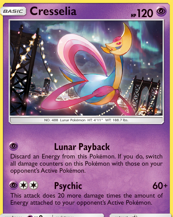 Cresselia Ultra Prism Pokemon Wiki Fandom