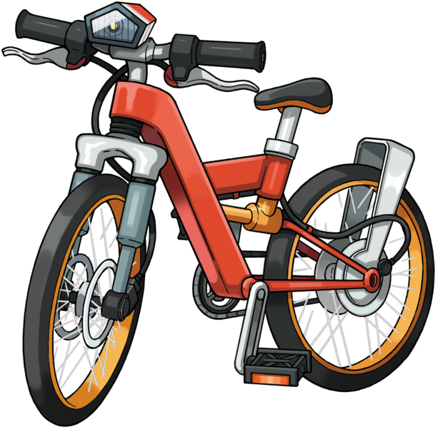 bicyclette pokemon soulsilver