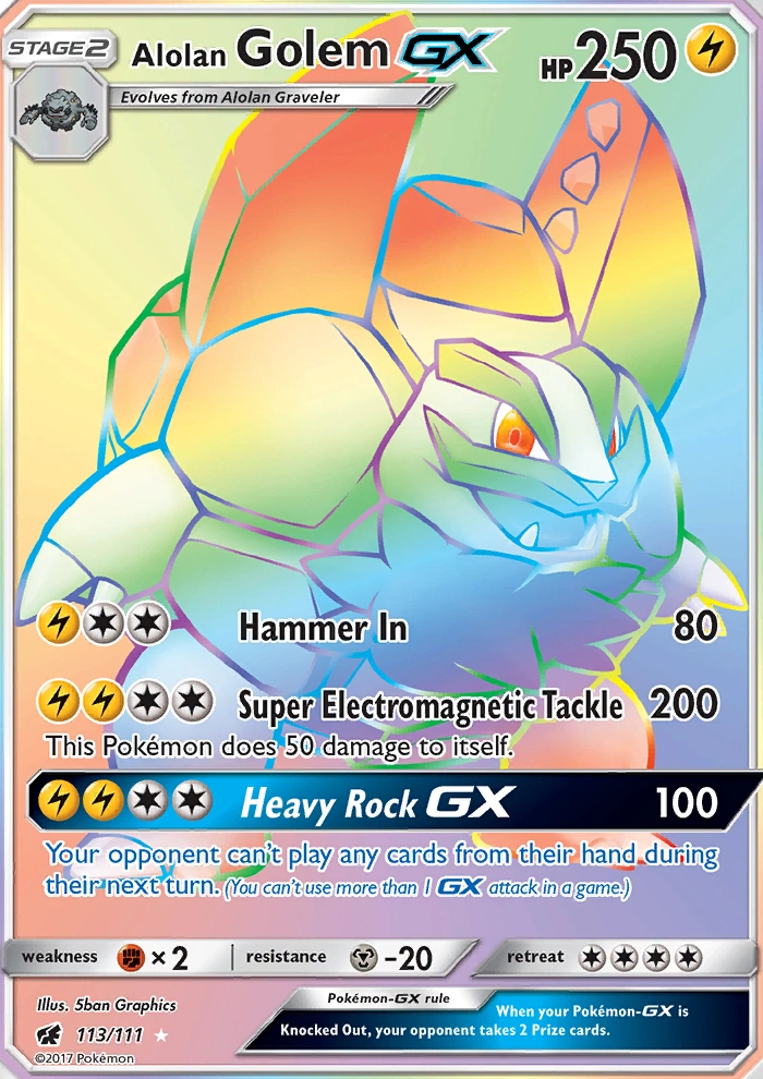 Alolan Golem GX (Crimson Invasion) Pokémon Wiki FANDOM powered by Wikia