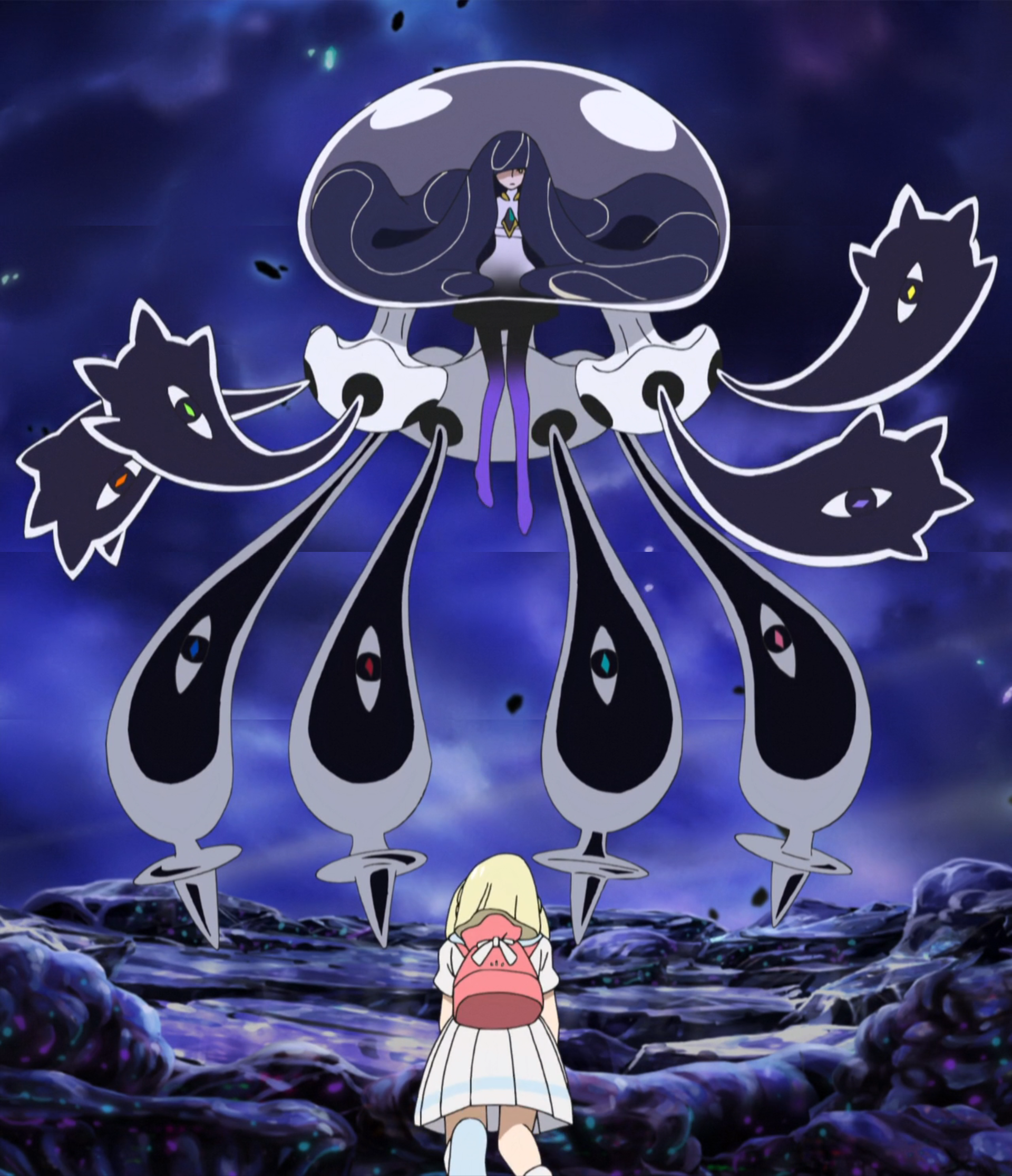 Image - Nihilego Lusamine fused.png | Pokémon Wiki | FANDOM powered by