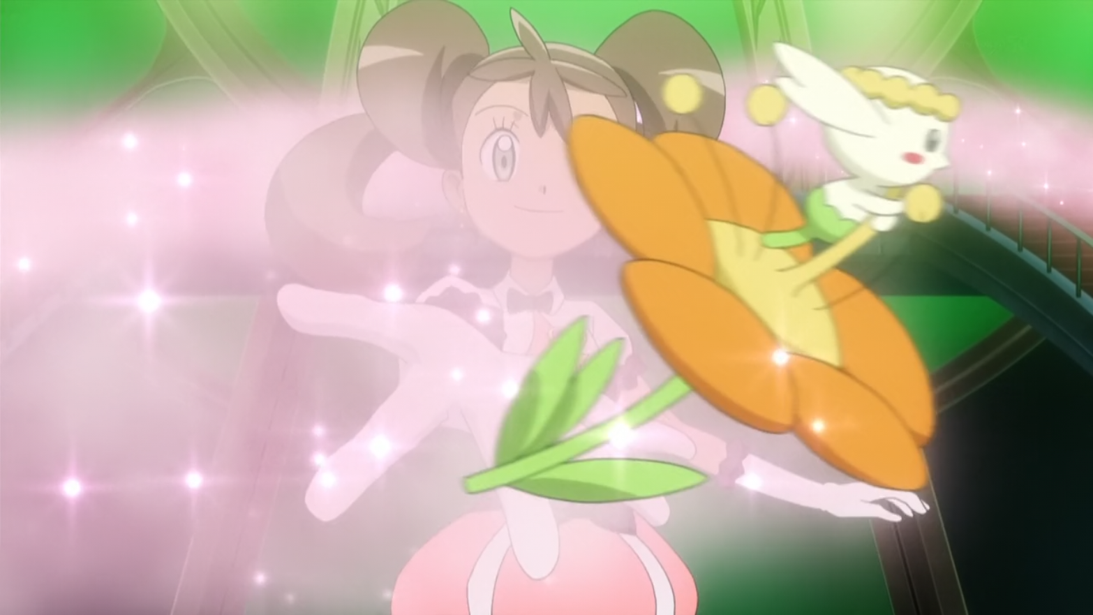 Image - Shauna Flabébé Fairy Wind.png | Pokémon Wiki | FANDOM powered ...