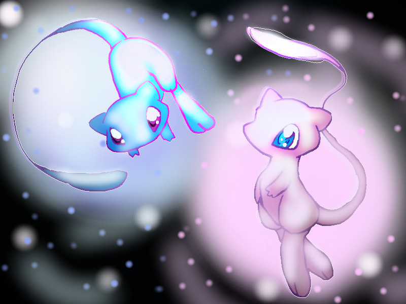 Image - Shiny Mew and Mew.jpg | Pokémon Wiki | FANDOM powered by Wikia